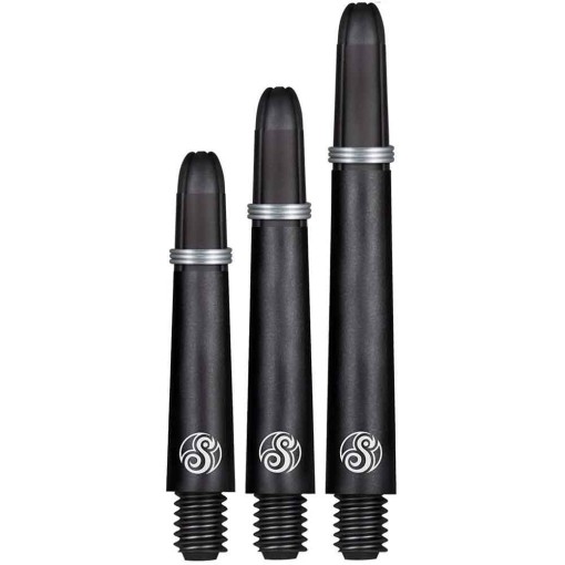 Masquedardos Cane Shot Darts Koi Carbon Shaft Intermediate black 37.5mm Sh-sm3703/i