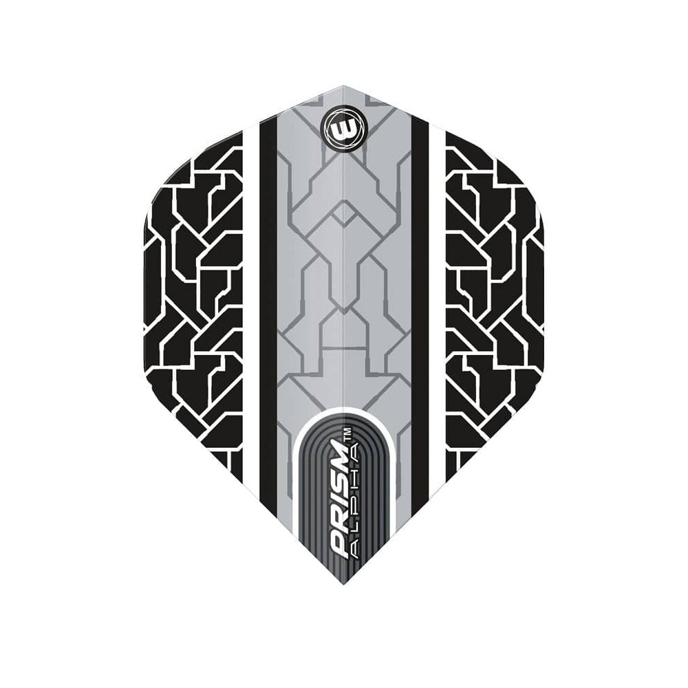 Masquedardos Winmau Darts Standard Prism Alpha Black White 6915.704 Flights