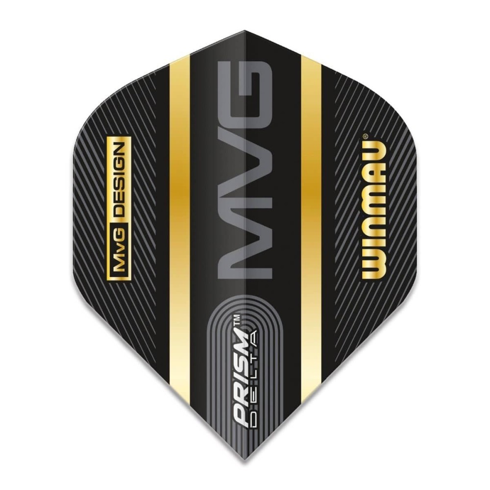 Masquedardos Plumas Winmau Darts Standard Prism Delta Mvg Black Gold 6915.238