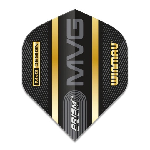 Masquedardos Winmau Darts Standard Prism Delta Mvg Black Gold 6915.238