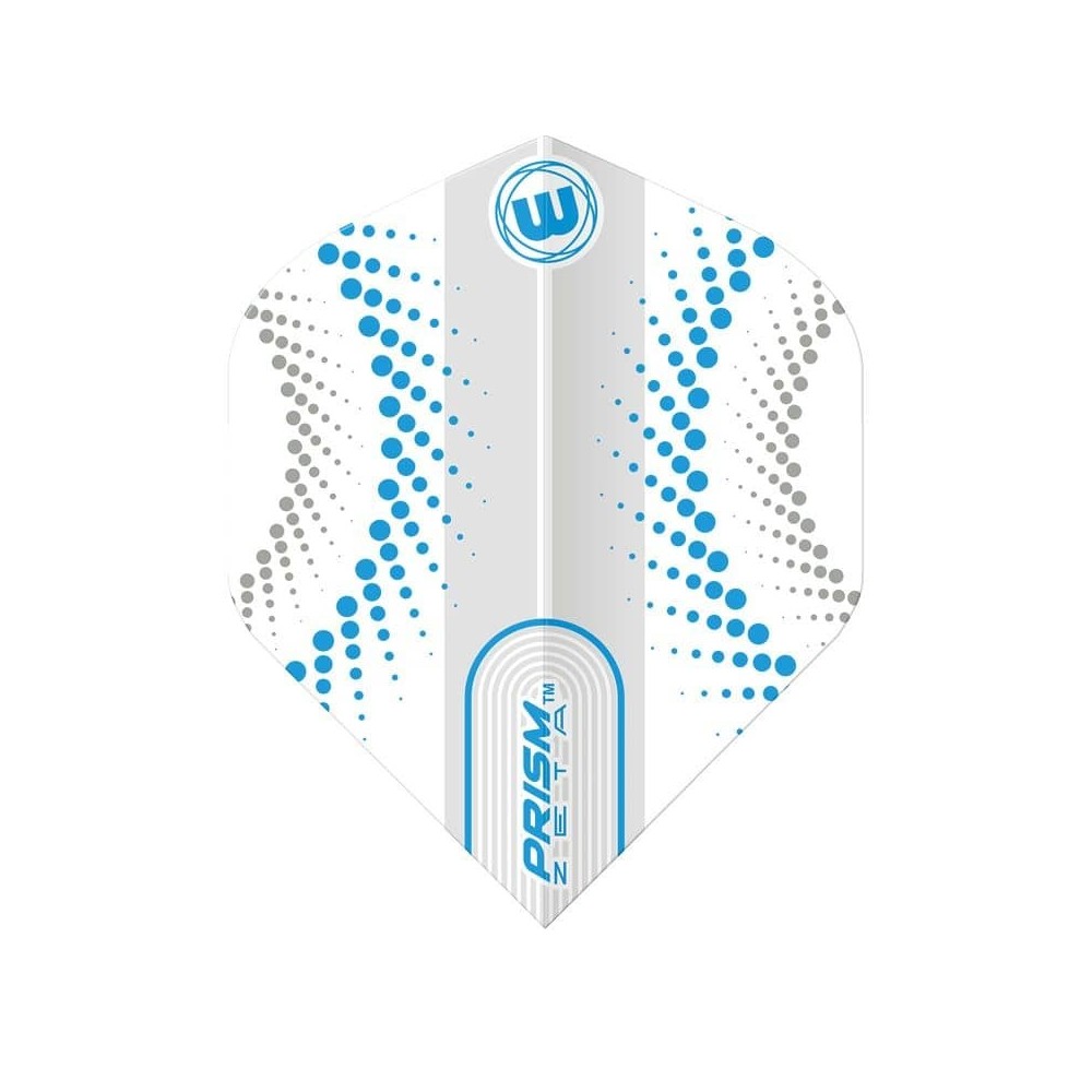 Masquedardos Dardos Winmau Padrão Prisma Zeta Branco Azul 6915.313