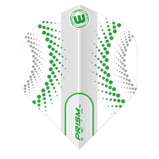 Masquedardos Winmau darts standard prism Zeta white green 6915.314