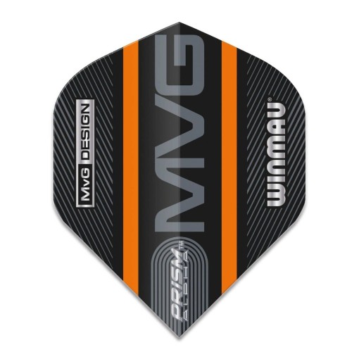 Masquedardos Plumas Winmau Darts Standard Prism Alpha Mvg Black Orange Logo Stripe 6915.715