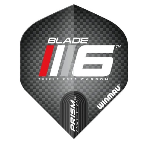 Masquedardos Winmau Darts Standard Prism Alpha Blade 6 Grau Rot 6915.700