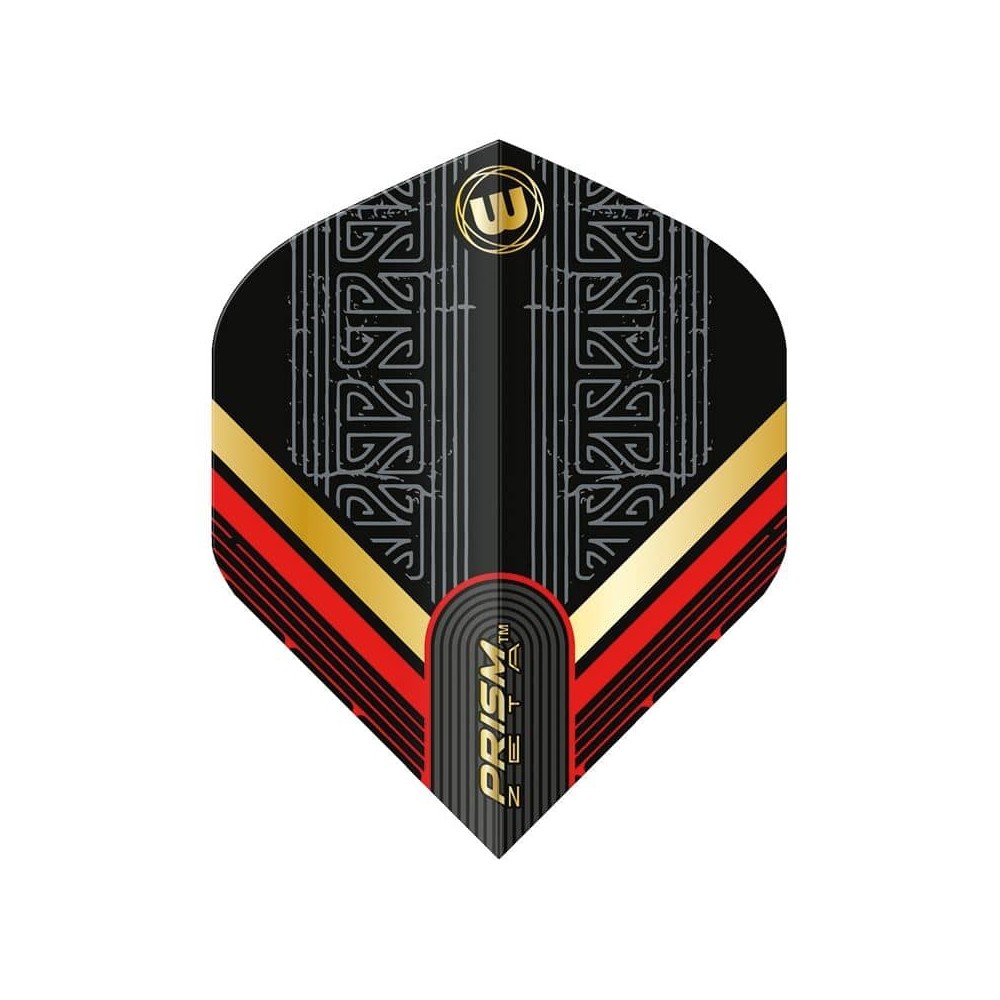 Masquedardos # Feathers winmau darts standard prism zeta black red gold 6915.312