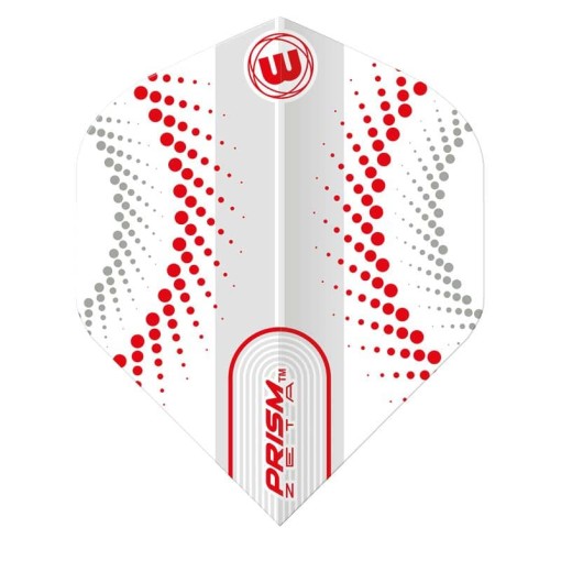 Masquedardos # Feathers winmau darts standard prism zeta white red 6915.316