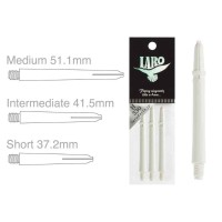 Masquedardos L-style Laro shaft locked straight white 330 46mm Larosh-w-330