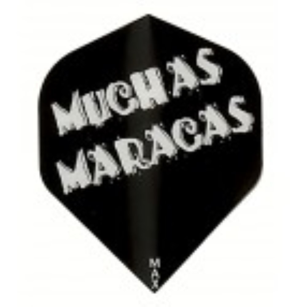 Masquedardos Plumas Power Max Standard Muchas Maracas Negra Px-114