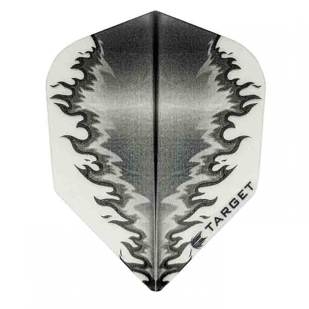 Masquedardos Plumas Target Darts No6 Vision Black Grey Fire  300830