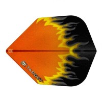 Masquedardos Feathers Target Darts No 6 Vision red yellow flame 300780