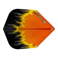 Masquedardos Feathers Target Darts No 6 Vision red yellow flame 300780