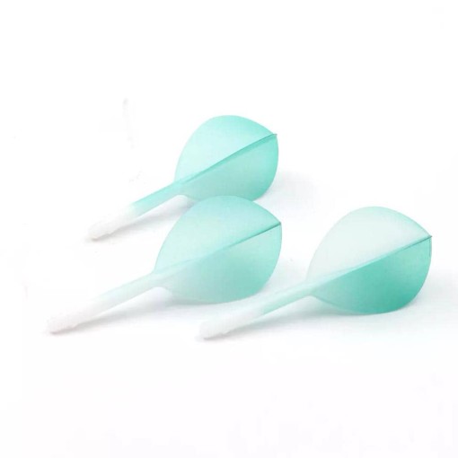 Masquedardos Plumas Flights Darts Cuesoul Tero Ak5 Gradation Dark Green Teardrop M  Csak-51sdjb