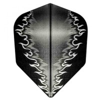 Masquedardos Feathers Target Darts No 6 Vision black grey fire 300790