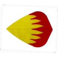 Masquedardos The feathers are Poly Metronic Kite Flame 4560