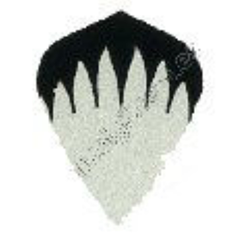 Masquedardos Metal kite feathers silver Mk7