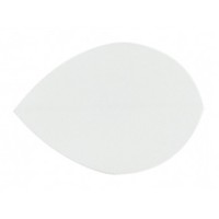 Masquedardos Plumas Poly Metronic  Oval Blanca