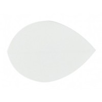 Masquedardos Plumas Poly Metronic  Oval Blanca