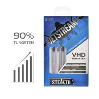 Masquedardos Dardos One80 Jetstream Stealth Steel Tip 90% 22g 7517..