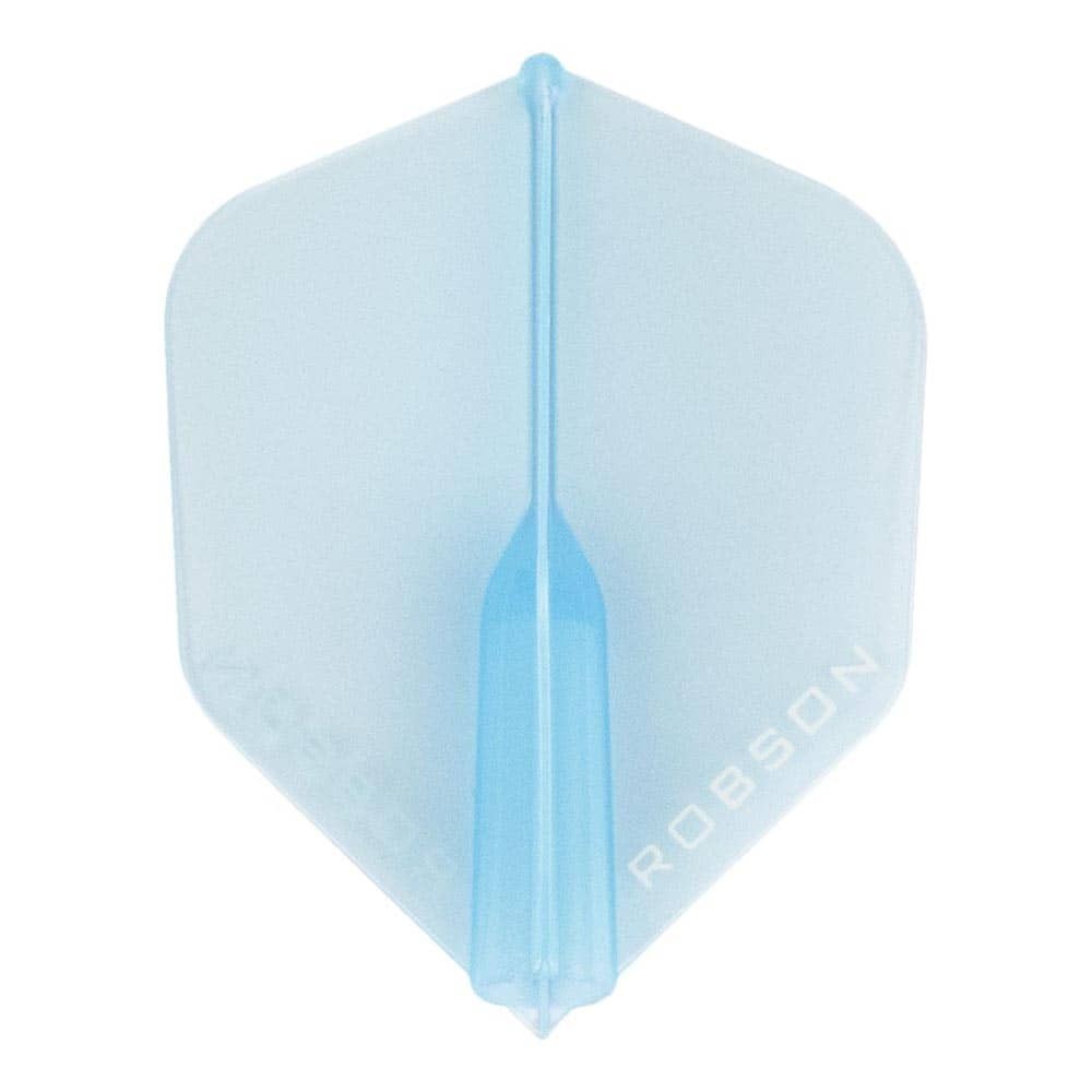 Masquedardos Di Pluma Bulls Darts Robson Crystal Standard piccolo blu trasparente 51755