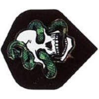 Masquedardos Stemma Spietato Piuma Emblema Teschio Serpente 1865