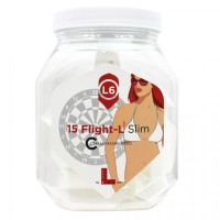 Masquedardos Pacote Penas L-flight Champanhe 15 Unidades Slim Branco