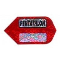 Masquedardos Pentathlon feathers Slim 2d Red 2380