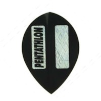 Masquedardos Penathlon feathers oval 2d black 2362