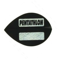 Masquedardos Penathlon feathers oval 2d black 2362