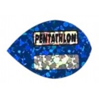 Masquedardos Pentathlon feathers Oval 2d Blue 2363