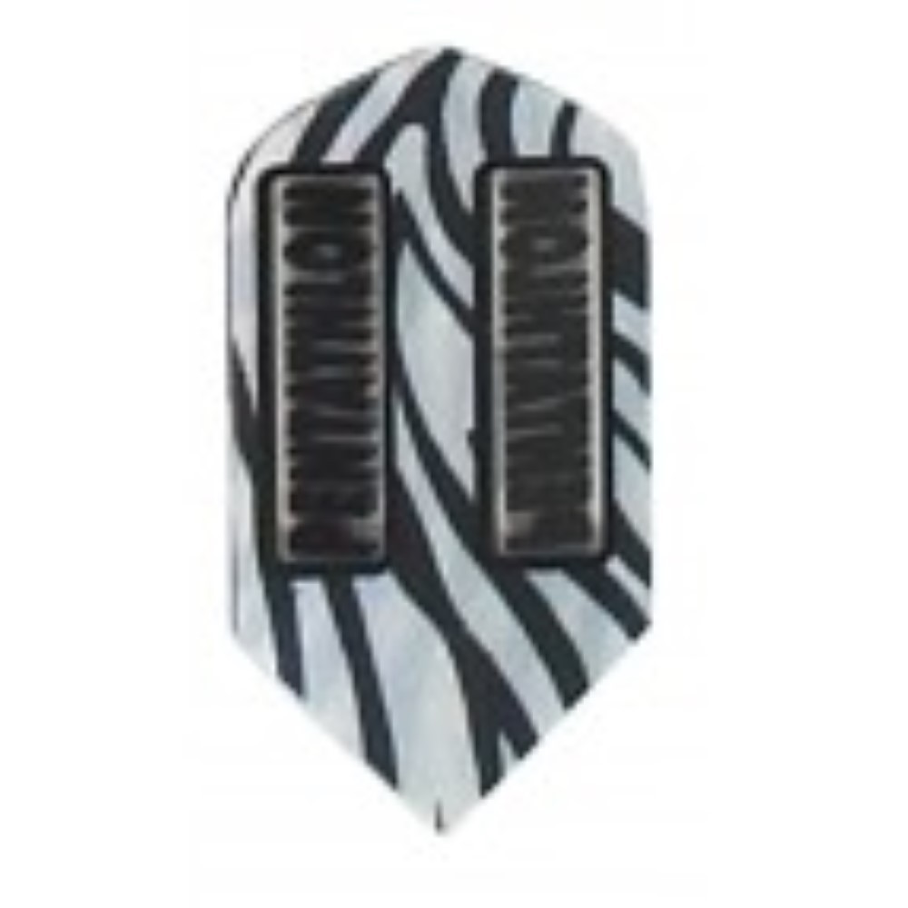 Masquedardos Pentathlon Slim Gray Black Stripes Feathers 2234