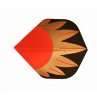 Masquedardos Plumas Metalica Standard Fuego Multi S124