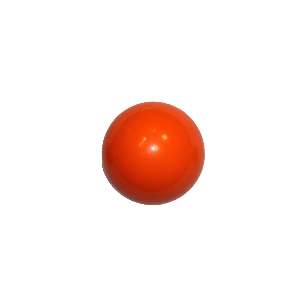 Masquedardos Bola de futebol resina cor laranja brilhante 35g 34mm 10050