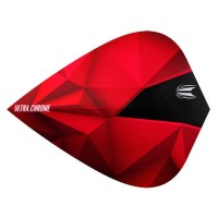 Masquedardos Peří Target Darts Shard Ultra Chrome Red Kite Let 333090