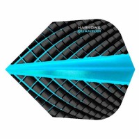 Masquedardos Feathers Harrows Darts This is Quantum Aqua Standard 6805.