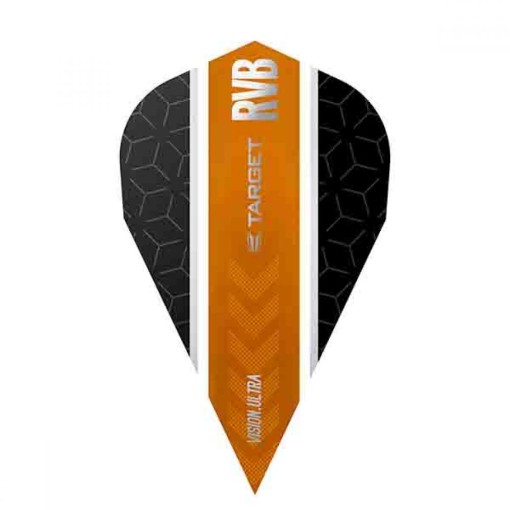 Masquedardos Feathers Target Darts Rvb Vision Ultra B orange striped 331810