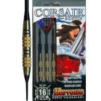 Masquedardos Harrows Corsair Black 16g darts