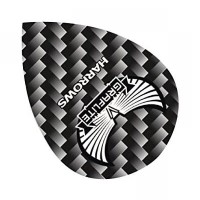 Masquedardos Harrows graphite feathers oval grey 7002.