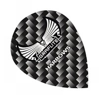 Masquedardos Harrows graphite feathers oval grey 7002.