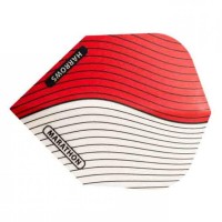 Masquedardos Plumas Harrows Marathon Estandar Rojo Blanco 1504