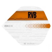 Masquedardos Feathers Target Darts Rvb vision ultra white orange 332020