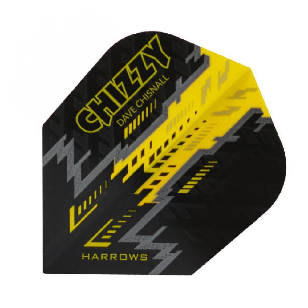 Masquedardos Feathers Harrows Darts Flights Prime Chizzy Black Yellow 7532