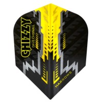 Masquedardos Feathers Harrows Darts Flights Prime Chizzy Black Yellow 7532