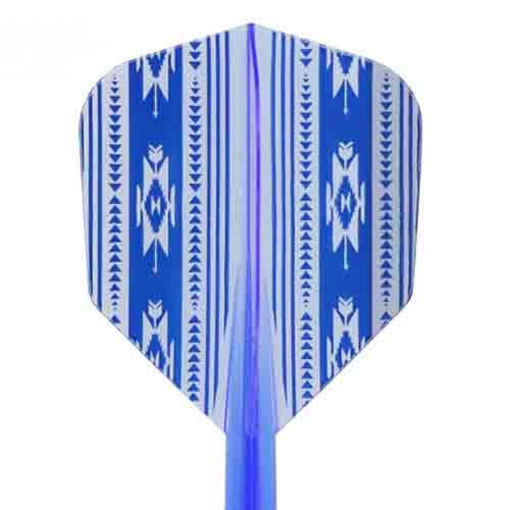 Masquedardos Plumas Condor Flights Native America Blue Shape L 33.5mm