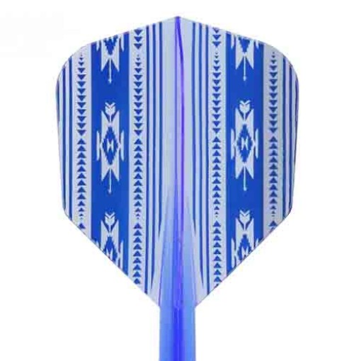 Masquedardos Feathers Condor Flights Native America Blue Shaped L 33.5mm