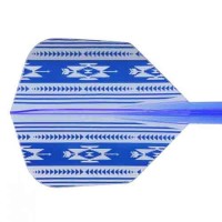 Masquedardos Feathers Condor Flights Native America Blue Shaped L 33.5mm