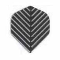 Masquedardos Feathers Amerithon Standard black striped silver 3271