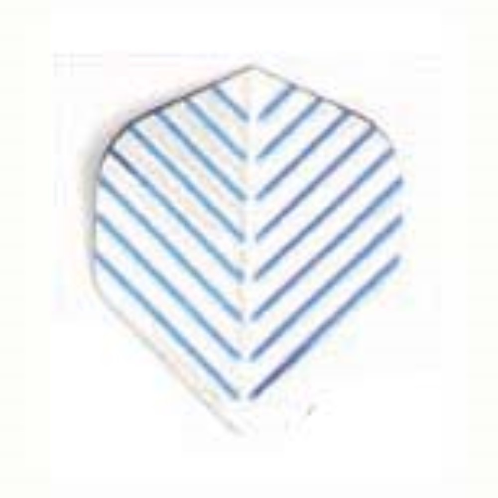 Masquedardos Feathers Amerithon Standard silver blue stripes 3318