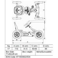 Masquedardos Auto di pedali Berg Di Buddy John Deere Berg Toys Sito di Be24.21.24.01