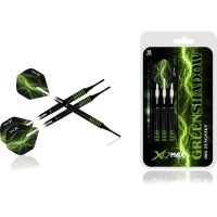 Masquedardos Dardos Xqmax Sports Green Shadow 18g 80% Qd7000830