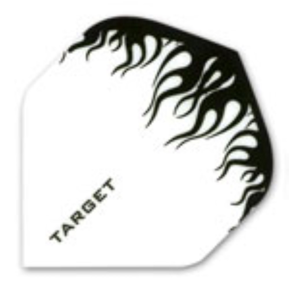 Masquedardos Target Pro 100 Standard feathers white black 116460